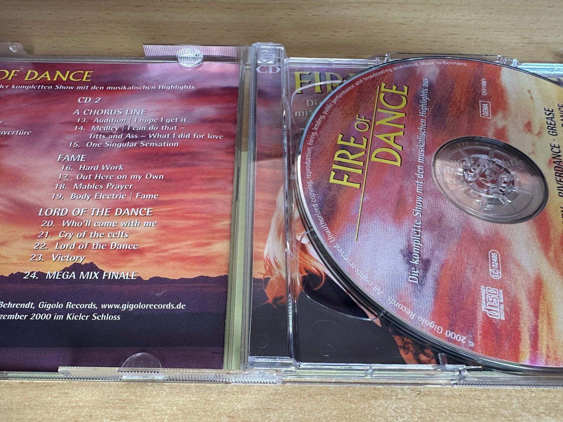 CD: Various - Fire of Dance - 2 CD – Usato da Rikon im Tösstal venduto da Alpenmutz 2