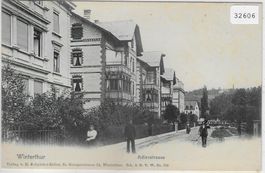 Winterthur - Adlerstrasse - animee belebt 1900