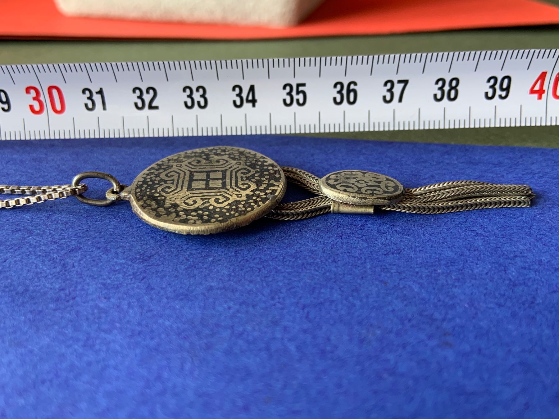 Anhänger: Silberkette Orientalisches Amulett (60cm) – Gebraucht aus Laufen von Bellebellezza 4