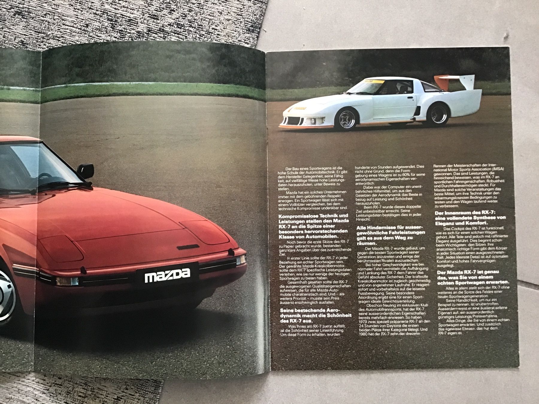 Mazda RX7 Verkaufsprospekt 14 Seiten Januar 1981 (Gebraucht) in ...