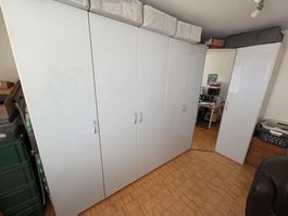 Kleiderschrank L Form 348x59 / 148