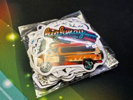 Camping Outdoor Stickers I 50 Stk. I Wasserdicht