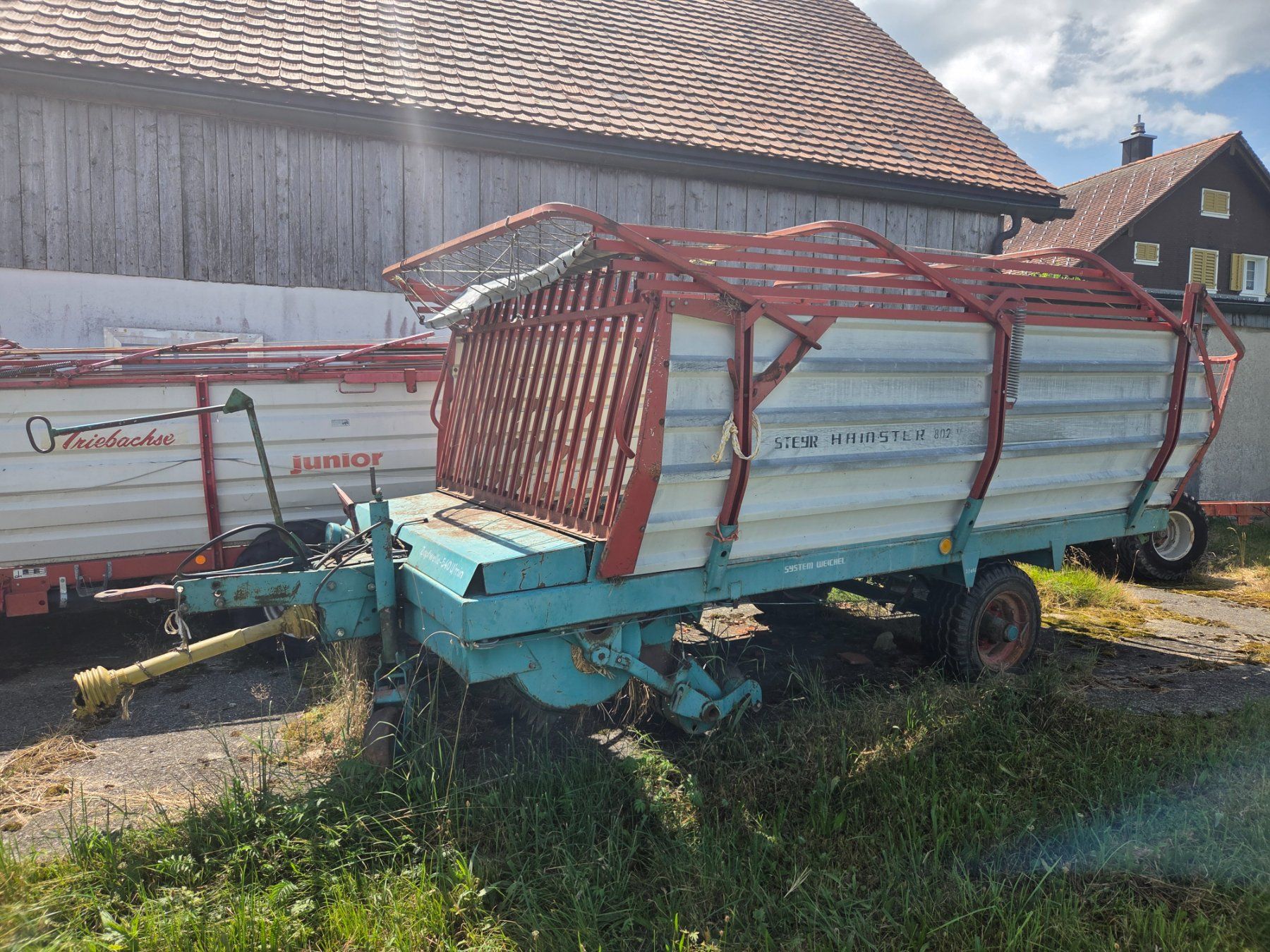 Steyr Anhänger: Ladewagen Steyr Hamster 802 – Defekt aus Egg SZ von kombi83