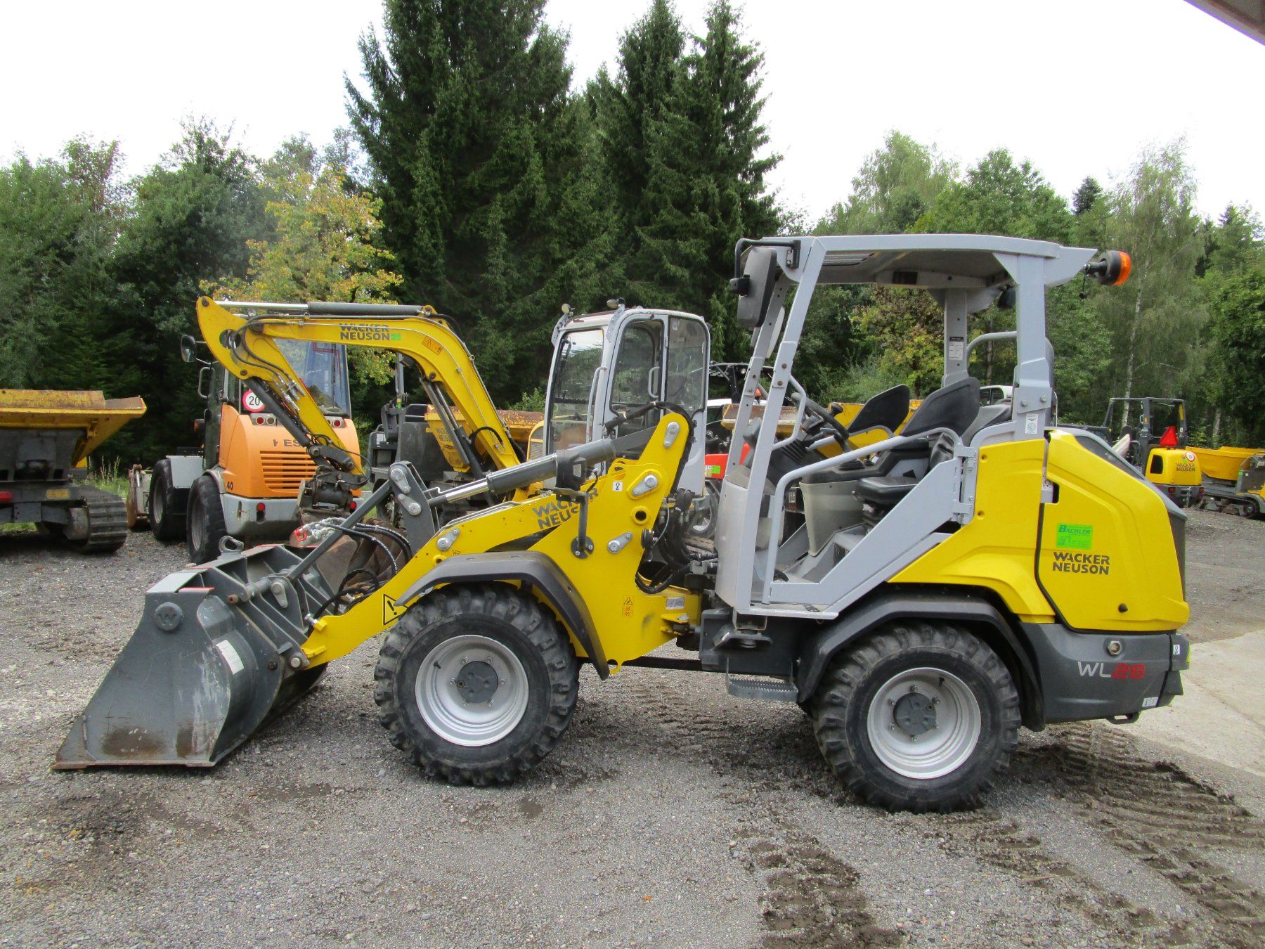 Chargeur de ferme: Radlader/Hoflader Wacker WL28 – D'occasion à Rain par Bob1000