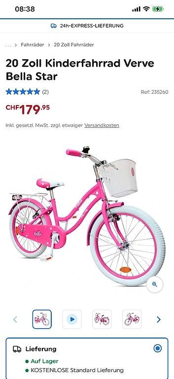 Biciclette: Kinder Velo Fahrrad – Usato da Inwil venduto da 0107MI 1