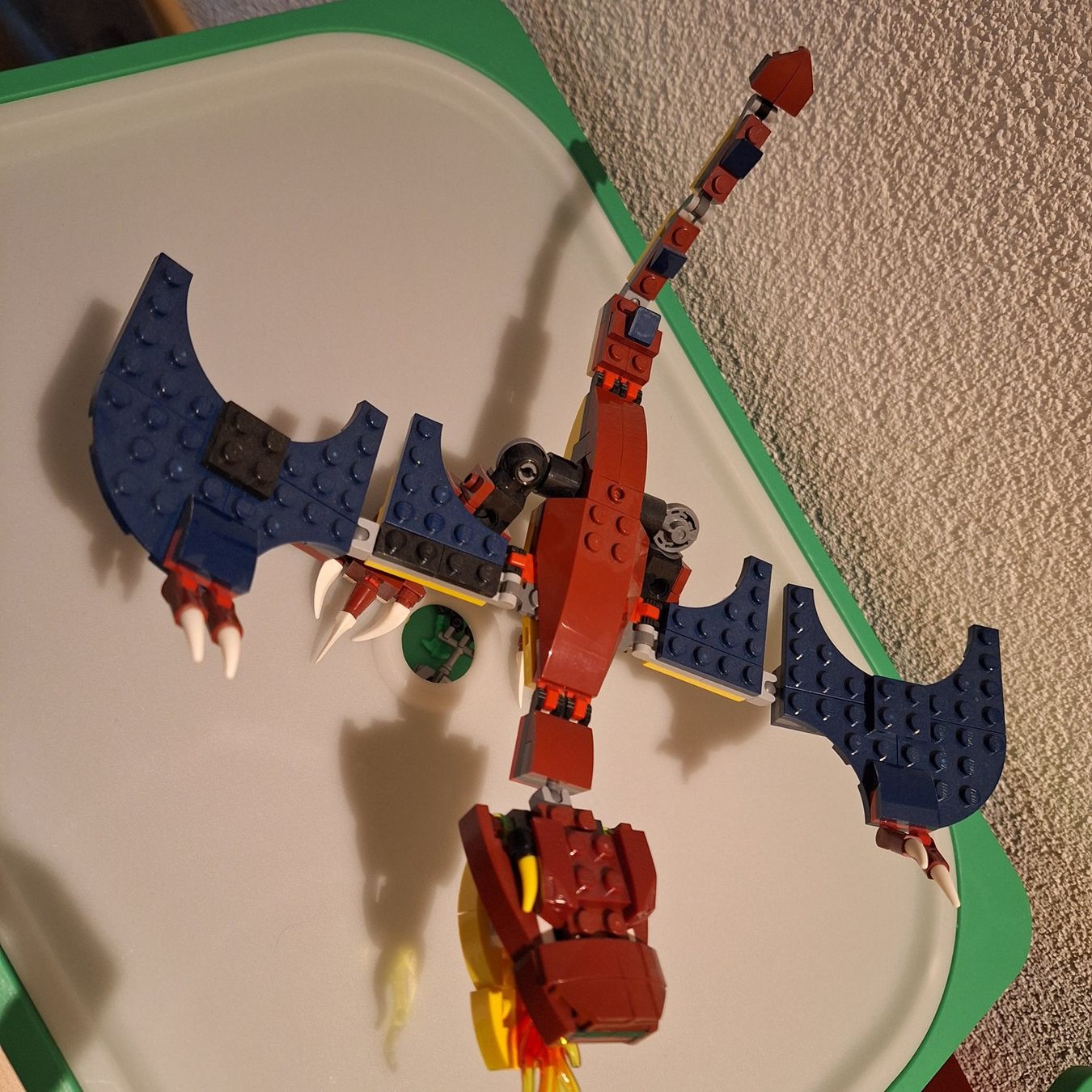 Lego Giocattoli: Lego Drache, rot/blau, gut erhalten – Usato da Hettenschwil venduto da Schneuggi2 4