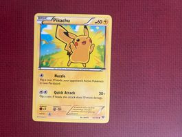 Pokemon Pikachu non Holo XY Base set 2014 NM