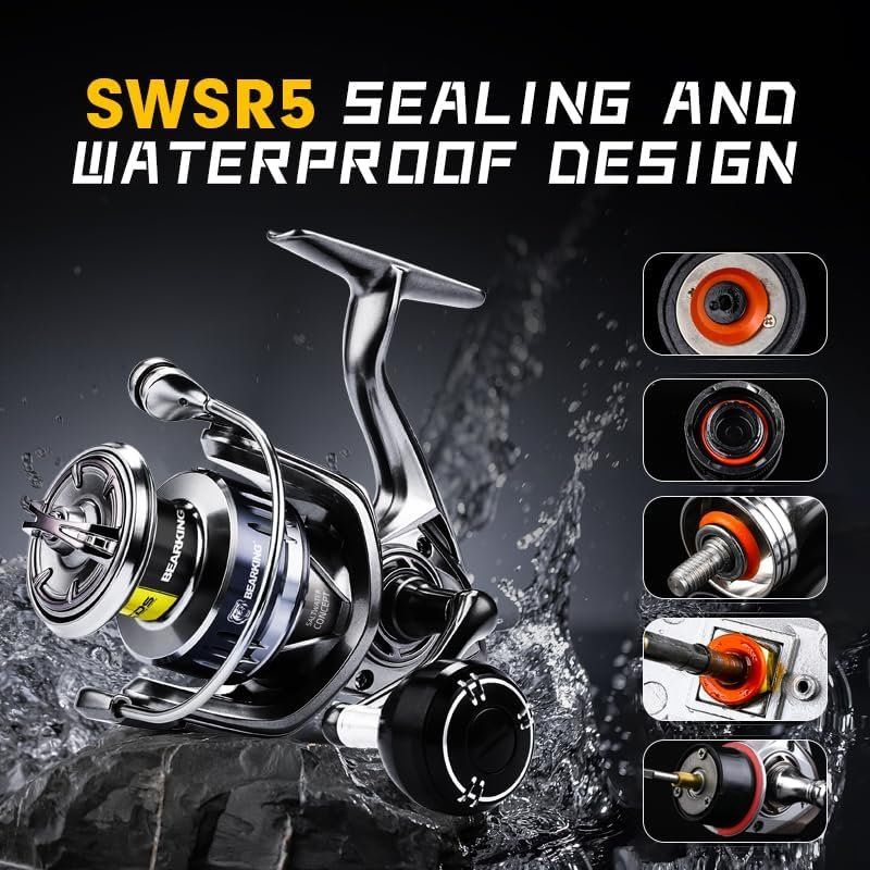 Tamburi & Mulinelli: Salzwasser Angelrolle 4.7:1 5000 – Nuovo e nell'imballaggio originale da Geneve venduto da Titi2008 3