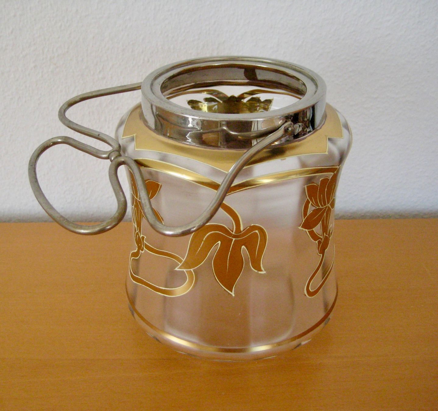 Bicchieri: Jugendstil Biskuit - Konfekt Glasdose – Usato da Langendorf venduto da Happy11 1