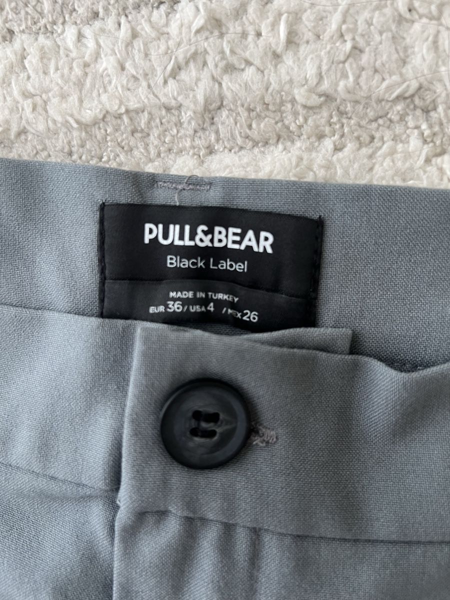 Pull&Bear Hosen: Stoffhose Pull&Bear grau Grösse 36 neuwertig – Neu und originalverpackt aus Spreitenbach von sah_9glw 2