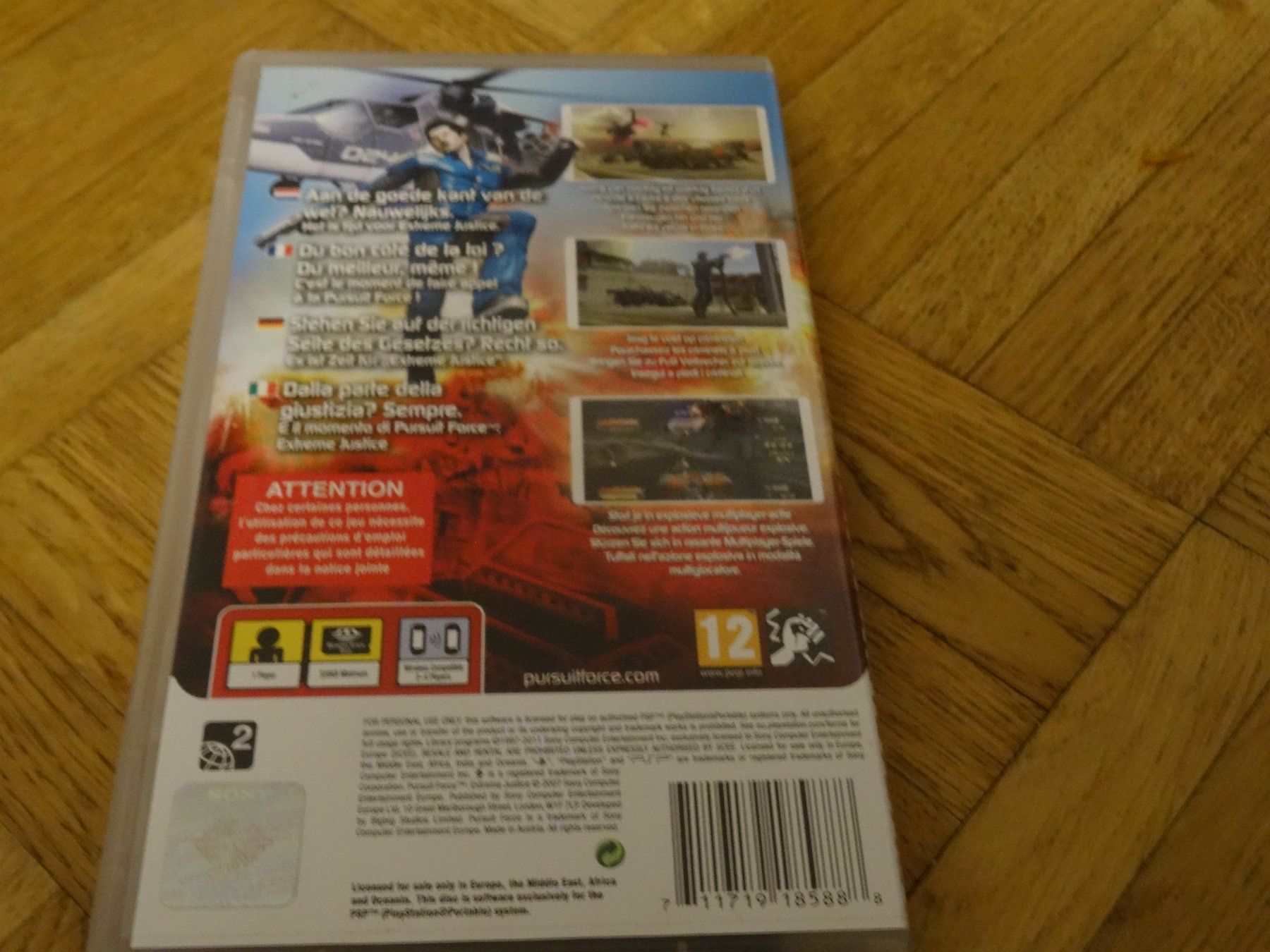 Sony Spiele: Pursuit Force Extreme Justice PSP – Gebraucht aus Olten von Disc-Ausverkauf 2