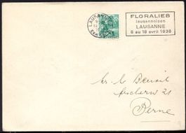 LAUSANNE 12.IV.38   FLORALIES