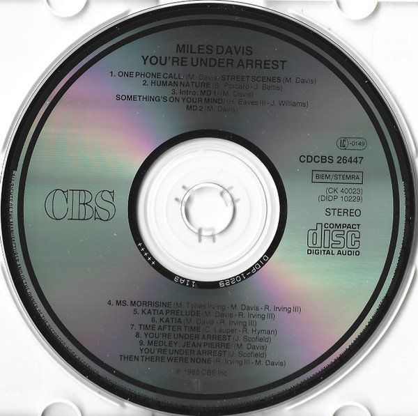CD: Miles Davis, John Scofield, Al Foster, Bob Berg, McLaughlin, – Usato da Unterbäch venduto da yohanson 2