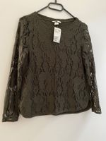 Spitzenshirt OLIV NEU