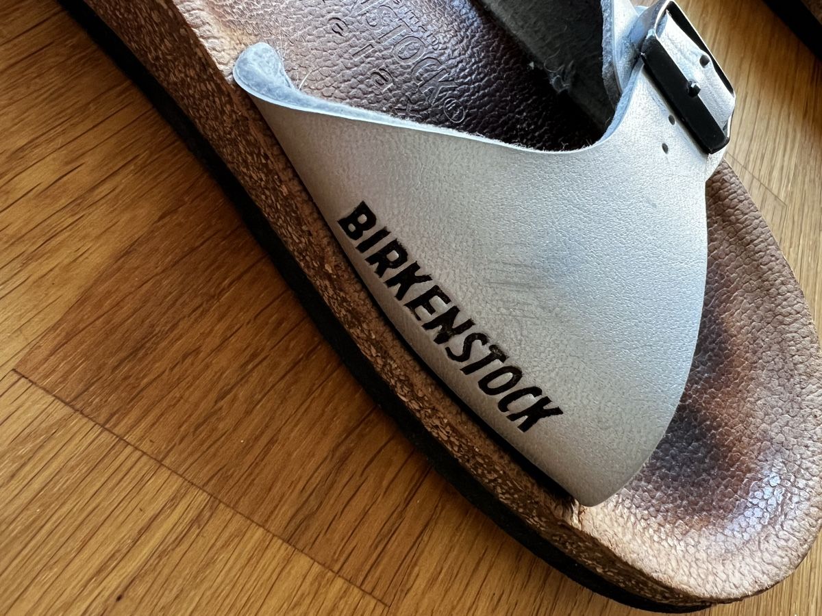 Birkenstock Scarpe da uomo: Birkenstock, silber, Gr. 38, schmal – Usato da St. Gallen venduto da aljaba 2