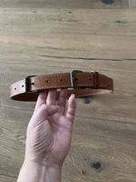 Brauner Ledergürtel von Mexx, Grösse 80