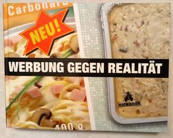 Werbung gegen Realität / Buch mit 112 Seiten + 1 Poster