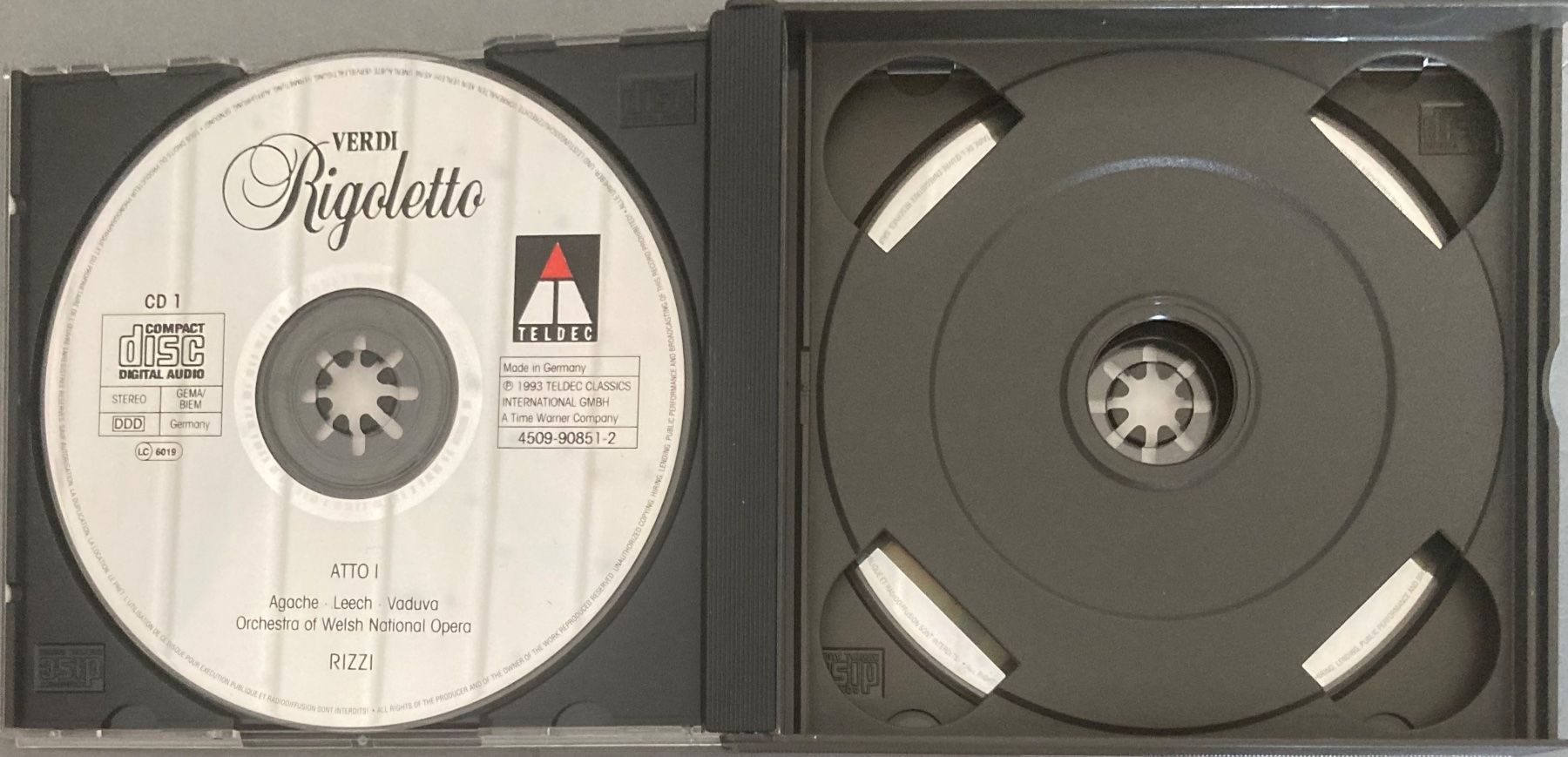 CD: GIUSEPPE VERDI...... - RIGOLETTO – Usato da Poliez-Pittet venduto da Newtown-Records 5