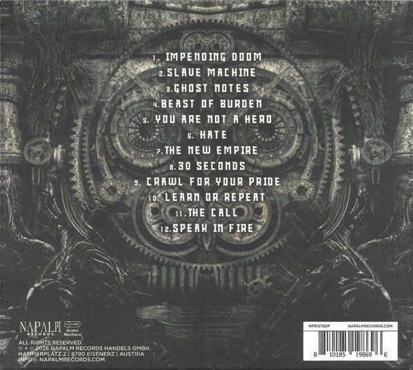 CD: Nervosa – Slave Machine  Digipak – Usato da Gingins venduto da Demonseed 1