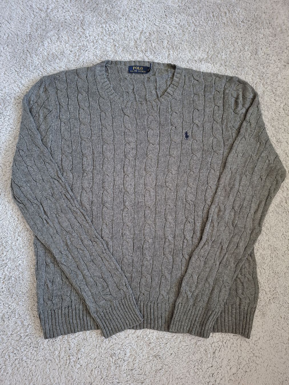 Ralph Lauren Maglioni & Felpe: Pull Polo Ralph Lauren coton gris taille L  – Usato da Renens VD venduto da ser_j2fn