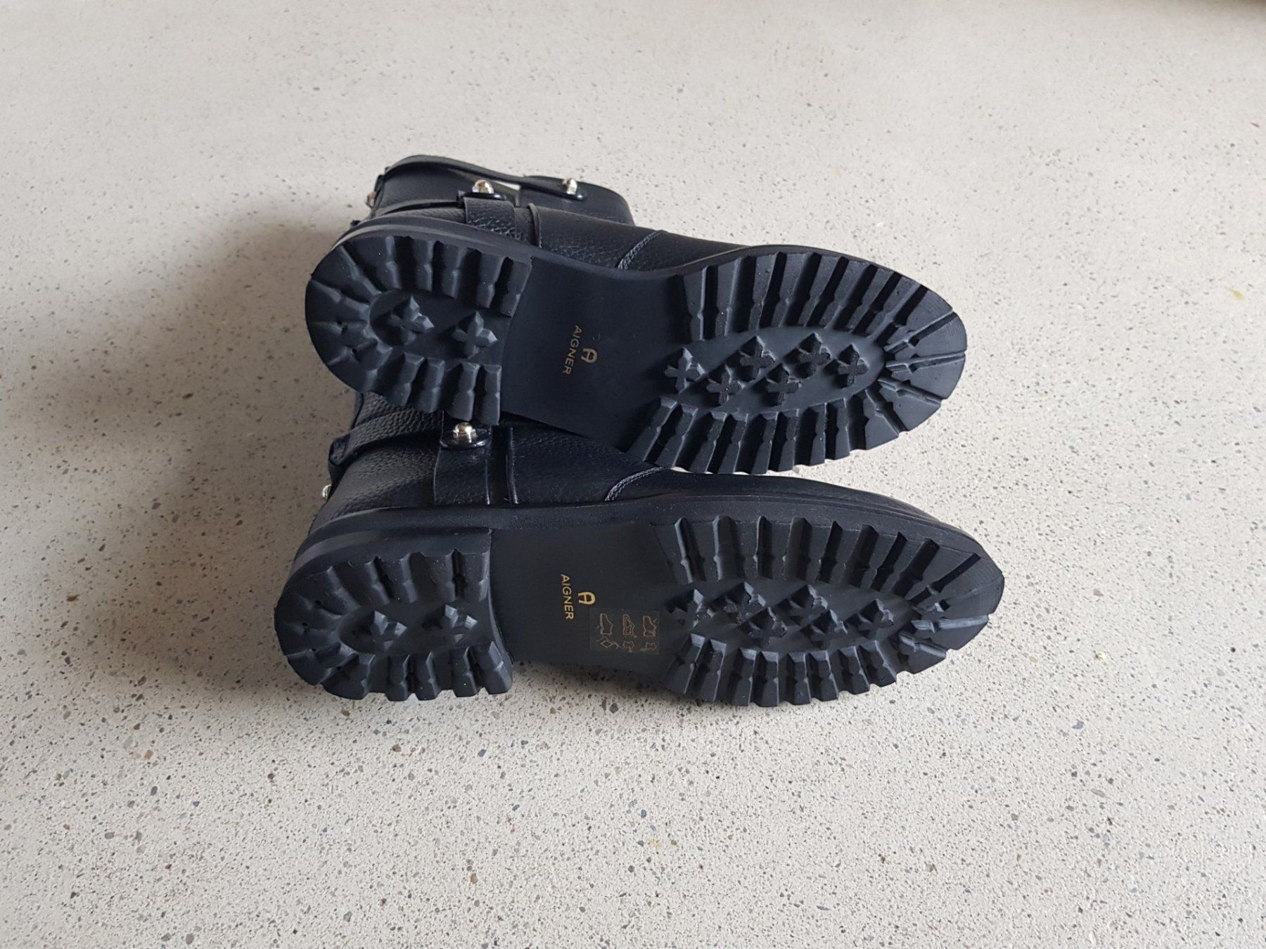 Aigner Scarpe da donna: Aigner Lederstiefeletten Grösse 38 – Usato da Basel venduto da chien008 5