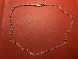 Kinderkette aus 18 Karat Gelbgold Au 750