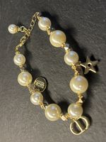 NEW ❤️Dior Beaty Faux Pearl Bracelet with Star Charm