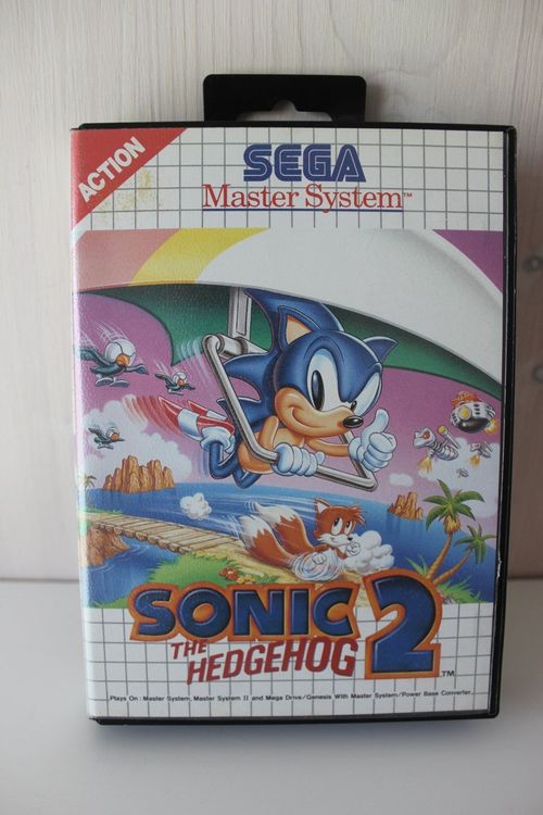 Sonic 2 Version PAL Boîte Sans Notice Fonctionne Jeu SEGA