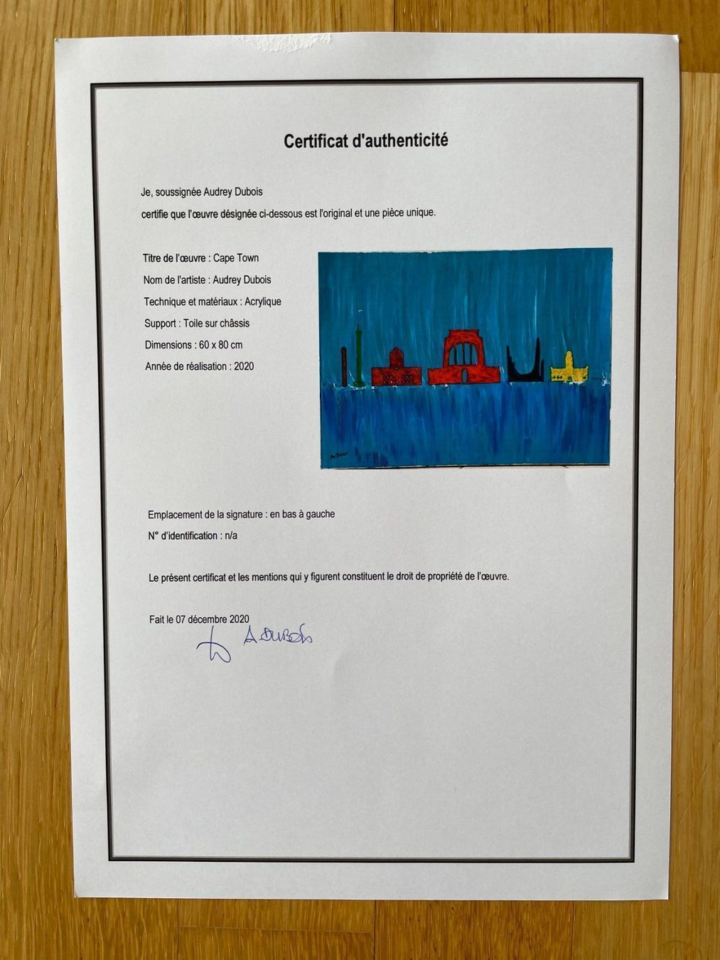Tableaux: Gemälde "Cape Town" (Original / Unikat) – Neuf avec emballage d'origine à Uster par Chadwick 1