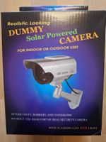 Solar Dummy Kamera Fake Überwachungskamera CCT -neu!
