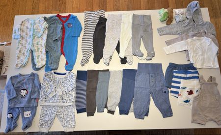 59 items Complete baby set size 56