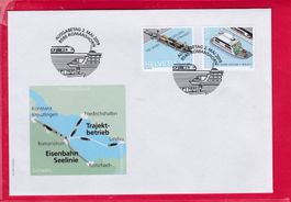 2019, FDC, SATZ, 150 JAHRE SEELINIE + TRAJEKT, 2.5.2019