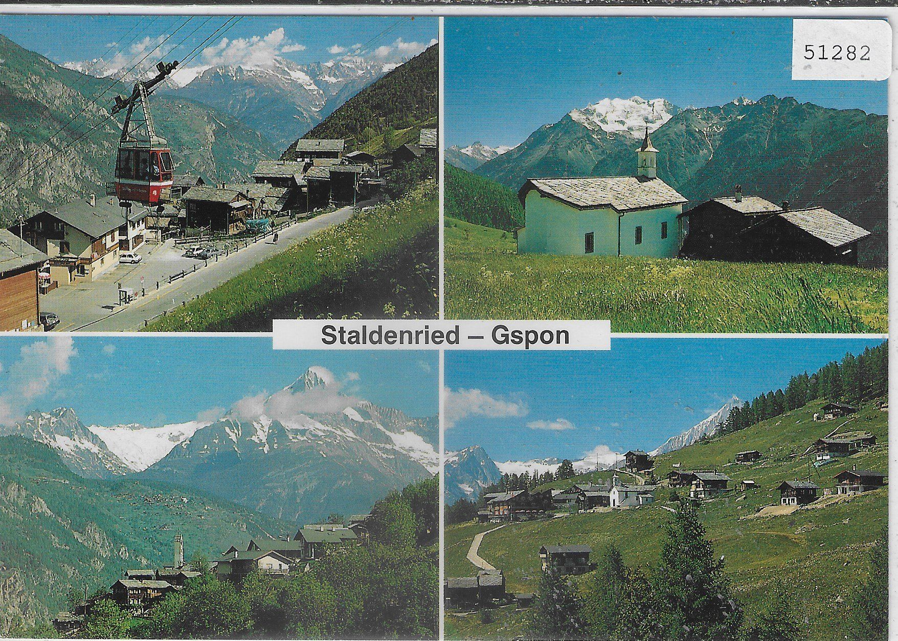 Cartes postales: Staldenried - Gspon – D'occasion à Ettingen par Kartenplanet