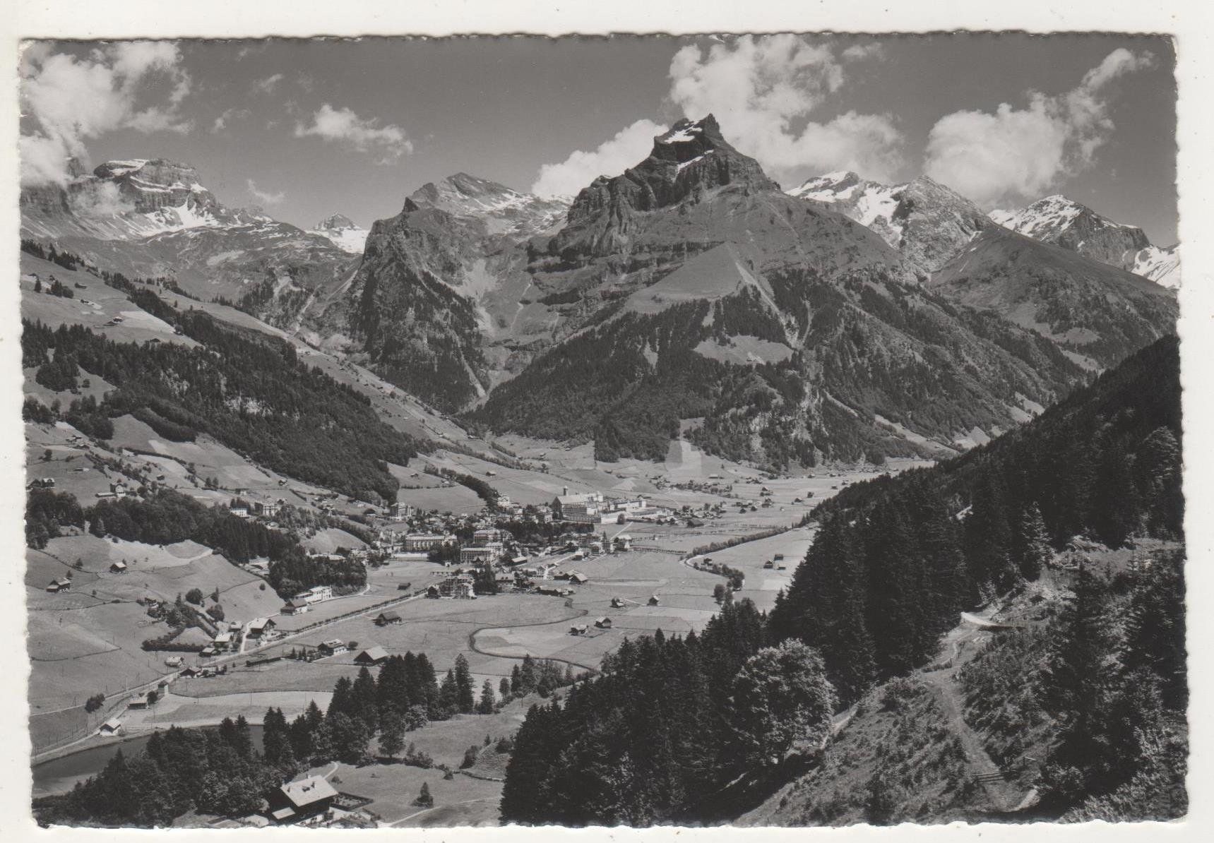Cartoline postali: Ansichtskarte Blick in`s Engelbergertal 1938 – Usato da Remetschwil venduto da Hofiii