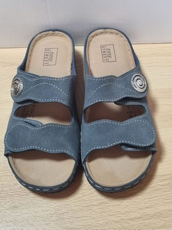 Sandalette easy Street Gr. 37 blau mit Klett