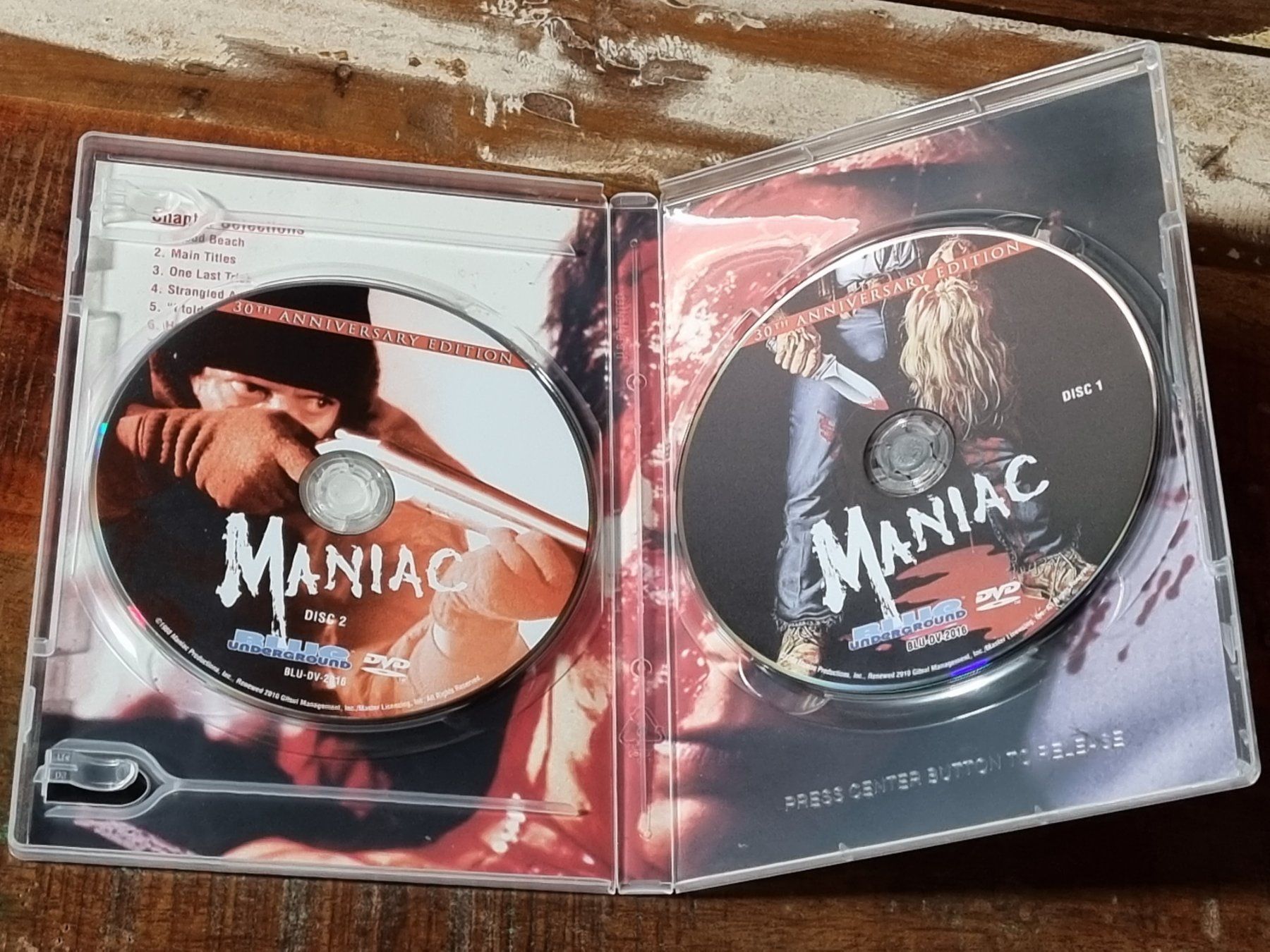 Tutti i DVDs: Maniac, DVD Horror Uncut 2-Disc Edition RAR – Usato da Winterthur venduto da Belzarek 3