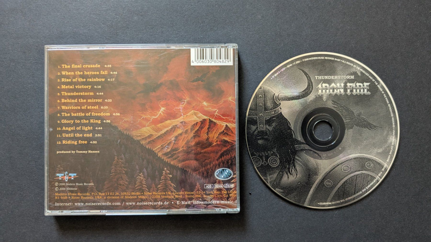 CD: Iron Fire | Thunderstorm | CD – Usato da Bottmingen venduto da dan_c5wb 1
