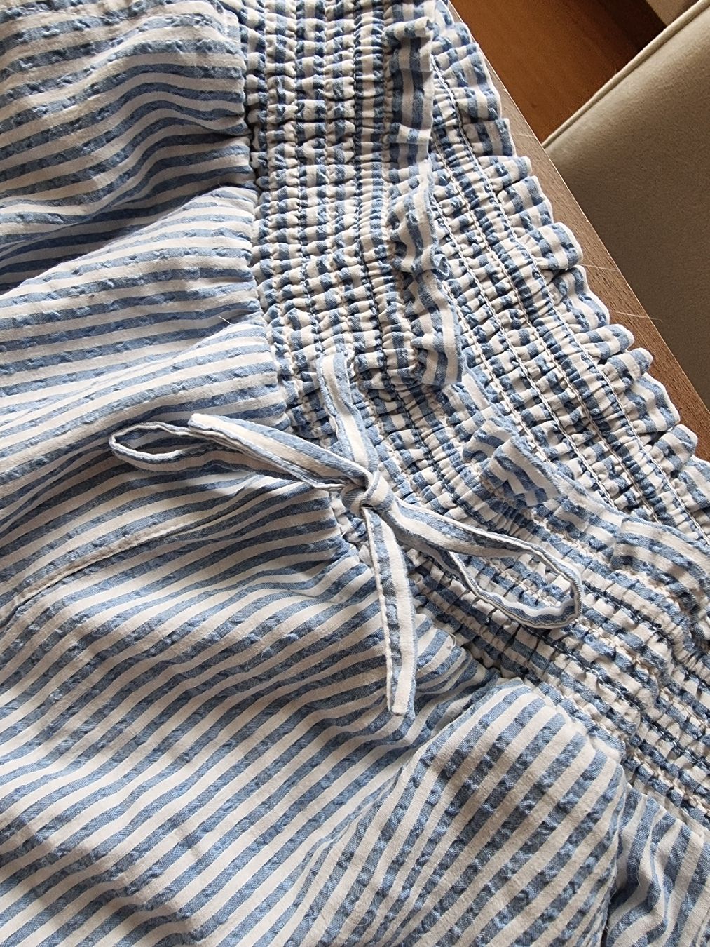 C&A Pantaloni: Sommerhose C&A, gestreift, Grösse 36 – Usato da Altstätten SG venduto da melii._.98 1