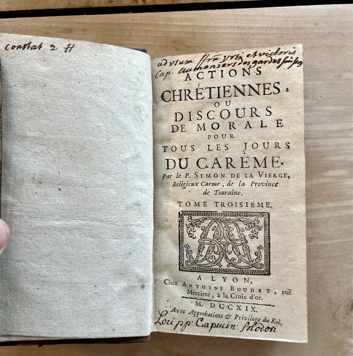 Libri: 3 Bücher eines Kaplans des Schweizer Regiments in Frankreich – Usato da Ottikon venduto da san_w99n 6