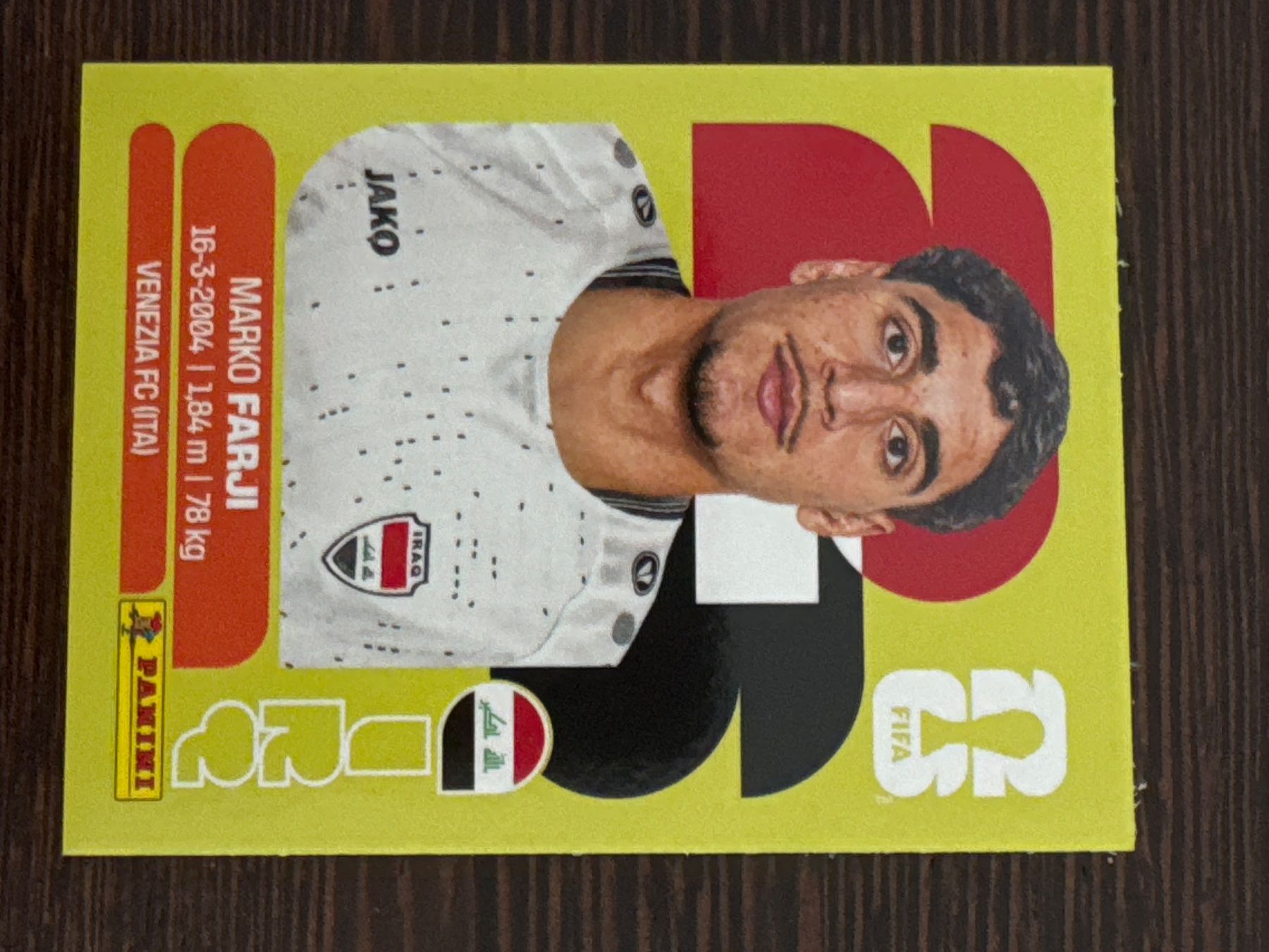 Panini Carte collezionabili: Panini FIFA WM 2026 IRQ 16 – Nuovo (secondo la descrizione) da Zofingen venduto da Tho66