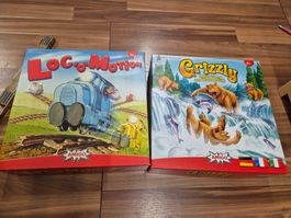 2 Amigo Spiele Grizzly und loco motion B9