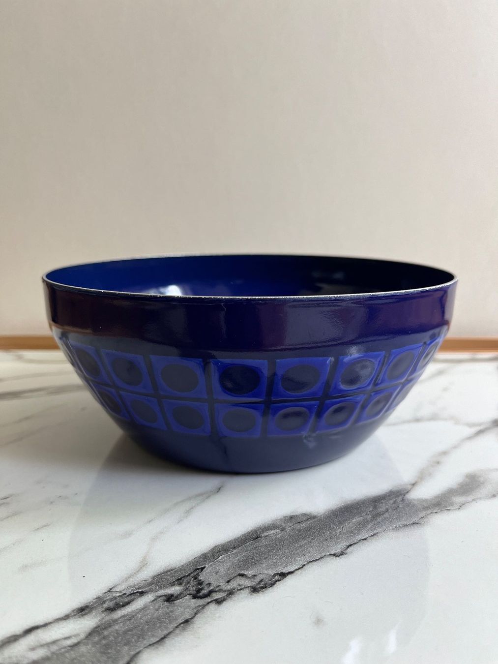 Ciotole: Beau bol bleu émaillé - Silit Germany ? – Usato da Cologny venduto da VintageFlamingo 1