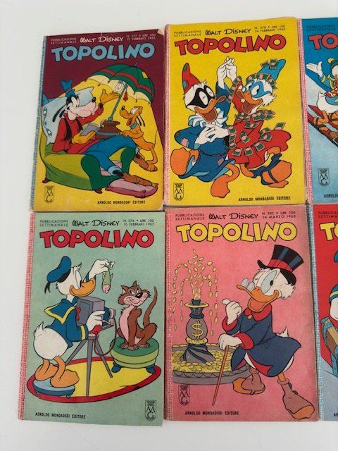 Fumetti: 10  TOPOLINI ANNI 1963 BUONI E RARI – Usato da Davesco-Soragno venduto da kappas 1