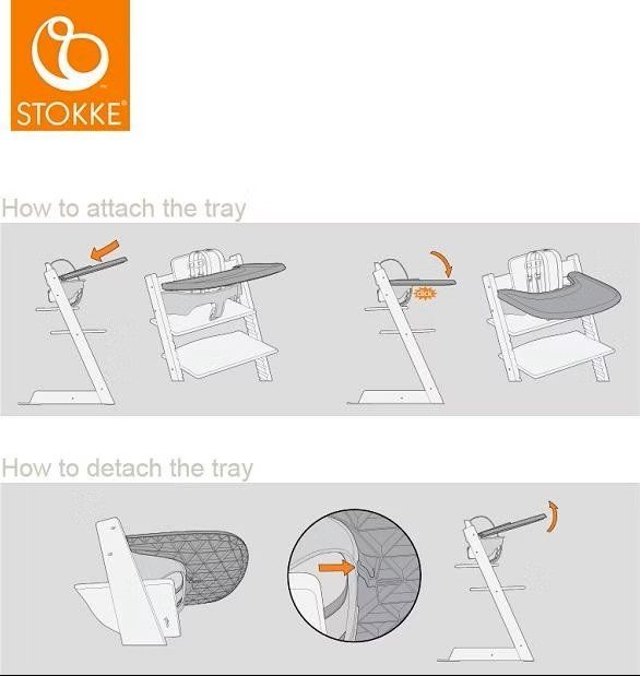 Stokke Chaises hautes: Stokke Tripp Trapp Tray weiss – D'occasion à Aarau par davidaarau 5