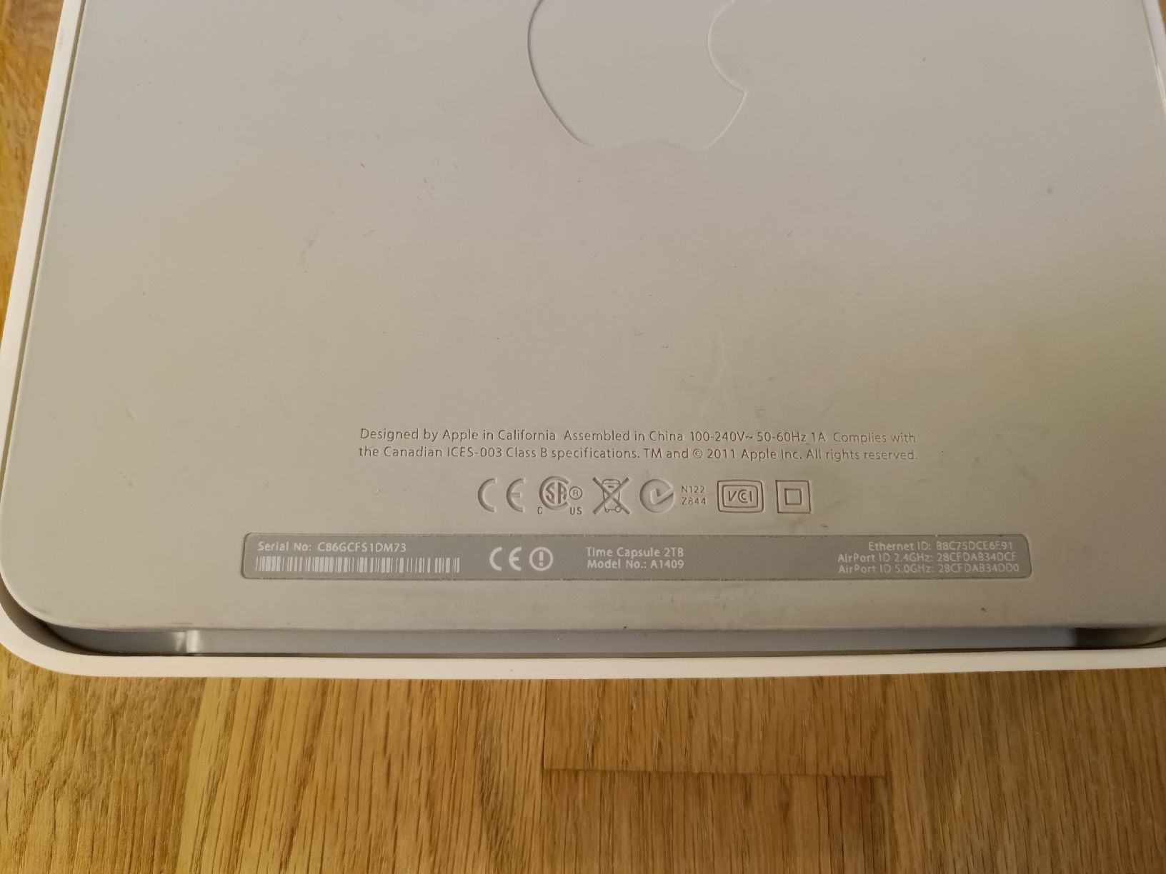 Apple Dischi rigidi: Apple Time Capsule 2TB A1409 – Usato da Liesberg Dorf venduto da Tisba_swiss 1
