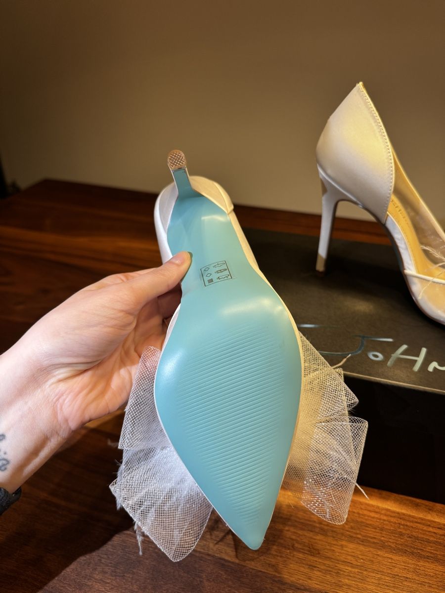 Scarpe da donna: Brautschuhe High Heels, weiss – Nuovo e nell'imballaggio originale da Vaduz venduto da chiara.brtlm 4