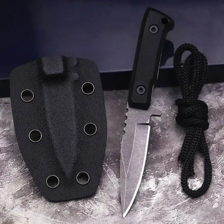 Taktisches Messer mit Gürtelholster, Neu &amp; sehr scharf | Kaufen auf Ricardo