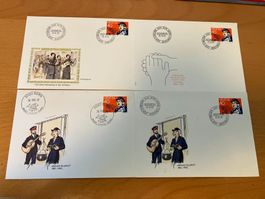 4 FDC 100 Jahre Heilsarmee 1982