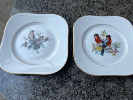 2 Desserteller, 13 cm, Tirschenreuth, Hurschenreuter