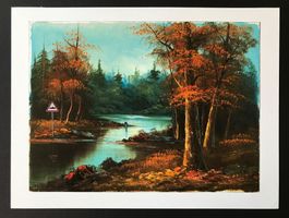 DRAS_«Below»_ inspired to Banksy_ Original_